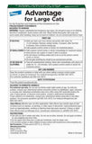 Advantage 90211108 Liquid Fleas Topical Treatment for Large Cats 9 lb.
