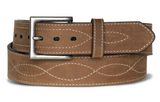 Blue Mountain 2771-200 Men's Leather Crazy Horse Belt, Tan, Medium