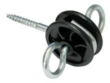 American FarmWorks ATPA-AFW T-Post Screw-In Electric Fence Gate Flexible Anchors, 2-Pack