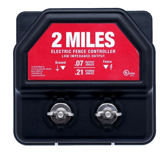 American FarmWorks EAC2MN-AFW 2-Mile AC-Powered Electric Fence Charger