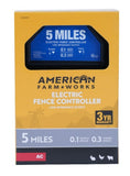 American FarmWorks EAC5MN-AFW 5-Mile AC-Powered Low Impedance Electric Fence Charger