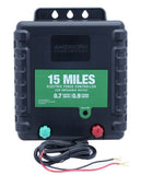 American FarmWorks EDC15MN-AFW 15-Mile Battery-Powered Electric Fence Charger