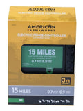 American FarmWorks EDC15MN-AFW 15-Mile Battery-Powered Electric Fence Charger