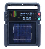 American FarmWorks ESP10MN2-AFW 10-Mile Solar-Powered Electric Fence Energizer