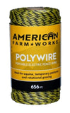 American FarmWorks PW656Y6-AFW Polywire Electric Fencing 656 ft. x 180 lb.