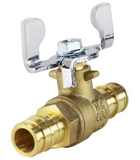 1/2 in. Brass PEX-A Barb Ball Valve with Tee Handle