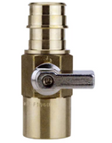 3/4 in. Brass PEX-A Barb x 3/4 in. Solder Ball Valve