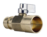 3/4 in. Brass PEX-A Barb x 3/4 in. Solder Ball Valve