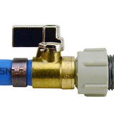 1/2 in. PEX Barb x 1/2 in. Female Pipe Thread Brass Swivel Ball Valve