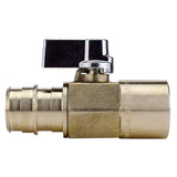 3/4 in. Brass PEX-A Barb x 3/4 in. Solder Ball Valve