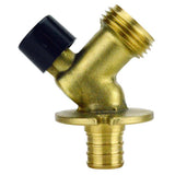 3/4 in. Brass PEX Barb x 3/4 in. Garden Hose Thread Quarter-Turn Sillcock