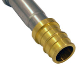 3/4 in. Brass PEX-A Expansion Barb x 3/4 in. FNPT x 18 in. Corrugated Stainless Steel Water Heater Connector