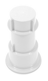 AquaStar SMUS101 5" Umbrella Stand w/ Sleeve andd center Cap- White