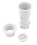 AquaStar SMUS101 5" Umbrella Stand w/ Sleeve andd center Cap- White