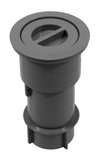 AquaStar SMUS105 5" Umbrella Stand w/ Sleeve and Center Cap- Dark Gray