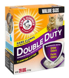 Arm & Hammer 97511 Double Duty Scented Clumping Clay Cat Litter, 29 lbs. Box