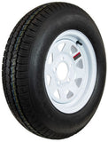 Hi-Run ASB1001 Trailer Tire ST175/80D13, 5-Hole White Spoke Wheel C 6PR  ASB1001