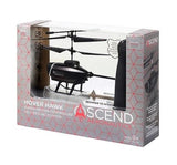 Ascend Aeronautics Hover Hawk Motion Controlled HD Video Helicopter Black