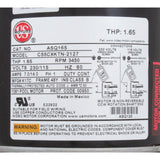 Nidec Motor ASQ165 Motor, 1.0hp, 115/230v, 48Yfr, SQFL