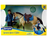 Breyer B-FS-10247 Freedom Series Western Horse and Rider, Mackenzie & Mesquite