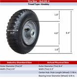 Generic PR 1402 Replacement Pneumatic Tire Wheel for Handtrucks, Carts & more