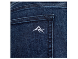 Ridgecut YLB-4048 Women's Slim Fit Mid-Rise Flex Work Jeans, Dark Wash, Size 14