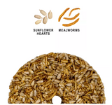 Royal Wing 13123 Mealworm Wild Bird Food Stacker, 9.5 oz.