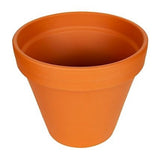 Border Concepts 800110 Frost-Resistant Terra Cotta Red Planter Pot, 6 in.