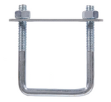 Hardware Essentials 320898 Zinc-Plated Fg Square U-Bolt, 3/8"-16x3"x4", 1-Pc