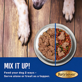 Retriever Adult Hi Protein Chicken & Beef Flavor Wet Dog Food, 13.2 oz., 12 Cans
