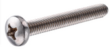 Hillman 883018 Phillips Pan-Head Stainless Machine Screws, #8-32 x 3/8", 2-Pack