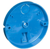 Carlon B708-SHK Shallow New Work Ceiling Fan Box 1-Gang 8 cu. in. Blue