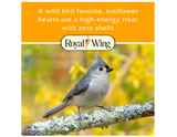 Royal Wing 13742 Sunflower Hearts Wild Bird Food 20 lb. Bag