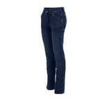 Ridgecut YLB-4048 Women's Slim Fit Mid-Rise Flex Work Jeans, Dark Wash, Size 10