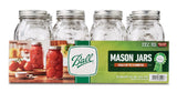 Ball 62000 32 oz. Capacity Regular Mouth Canning Jars, 12 ct.