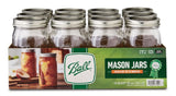 Ball 67000 1 qt. Wide Mouth Canning Jars with SureTight Lids, 12 ct.