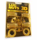 Rally Lug Nuts 3D 90136 W1645 W 1645 12mm x 1.5 Short Shank