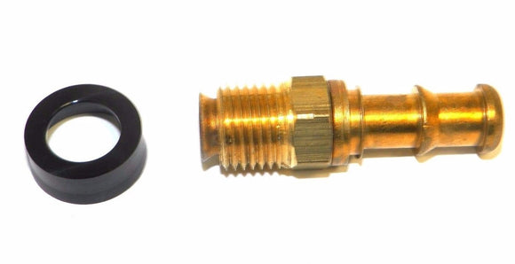 Big A Service Line 3-72125 Brass Hose Fitting Connector, 5/16