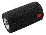 PowerFlex 3840VBK-024 Self-Adhering Elastic Horse Bandages, Black- 4 pcs.