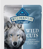 Blue Buffalo Wilderness Adult Chicken & Beef Chunks Wet Dog Food, Count of 12