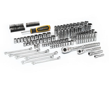 GearWrench GW72SCBMTS Metric/SAE 1/4" & 3/8" Drive Mechanic Hand Tool Set 121 pc