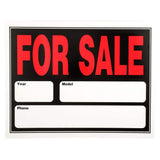 15 in. x 19 in. Plastic Auto for Sign