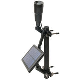 Solar No Voltage 50 Lumens Black Outdoor Integrated LED Flag Pole Light; Weather/Water/Rust Resistant