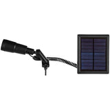 Solar No Voltage 50 Lumens Black Outdoor Integrated LED Flag Pole Light; Weather/Water/Rust Resistant