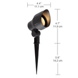 Low-Voltage 20-Watt (Bi-Pin) Black Outdoor Landscape Flood Light