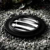 Low Voltage 500 Lumens Black Outdoor Integrated LED In Ground Well Light; Weather/Water/Rust Resistant