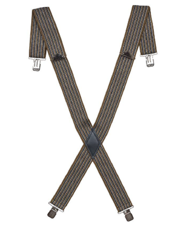 Blue Mountain 45033-231 Men's Utility Suspenders, Dark Brown, One Size Fits Most