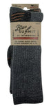 Blue Summit BS0031 Men's Full Cushioned Work Crew Socks 6-12 Black 3-Pair