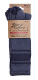 Blue Summit BS0034 Men's Tonal Stripe Crew Socks 6-12 Starry Night 3-Pair