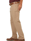 Blue Mountain FMB-1504 Men's Mid-Rise 5-Pocket Canvas Pants/Fossil Brown/S34X32